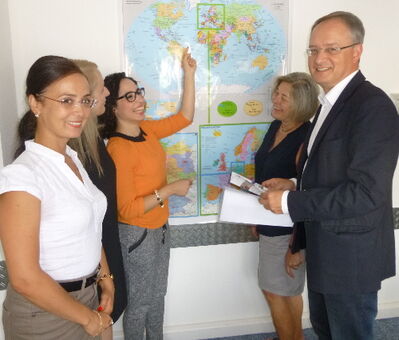 L.Wagner, M. Reichenbach-Oetzel, F. Souini, B. Koepsel und A. Stoch (v.l.)