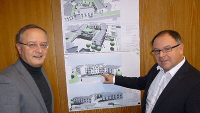 Bürgermeister Mailänder erklärt die Pläne fürs Mühlenareal